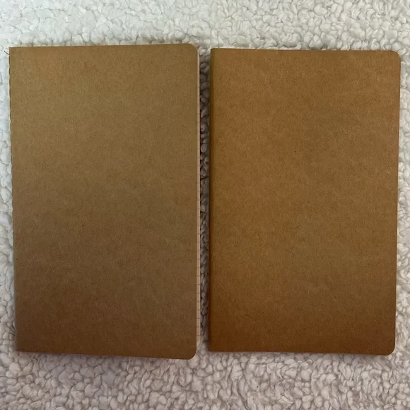 Moleskine Cahier 8.25" x 5" Soft Lined/Ruled Kraft Pocket Notebooks - Set of 2 - Picture 2 of 8